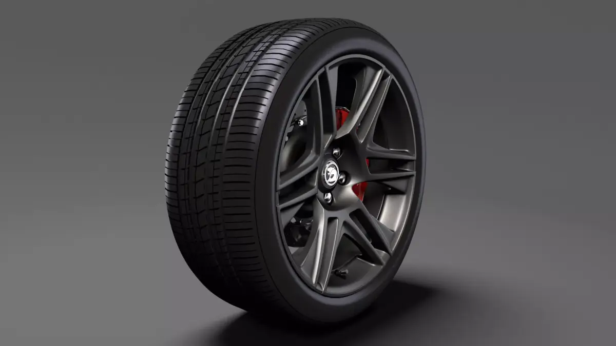 HSV Maloo R8 Black 2017 wheel 3D model
