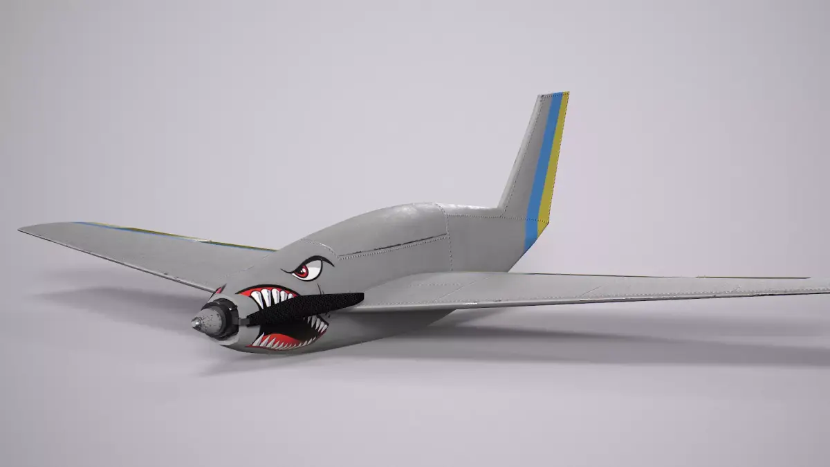  Military Drone  Low-poly 3D model