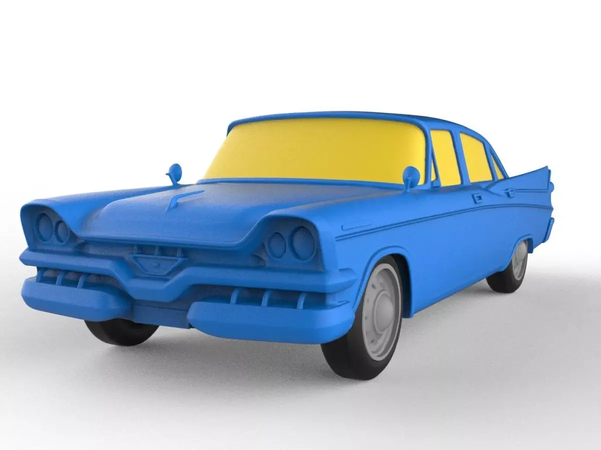Dodge 1960 Classic Car 3D print model