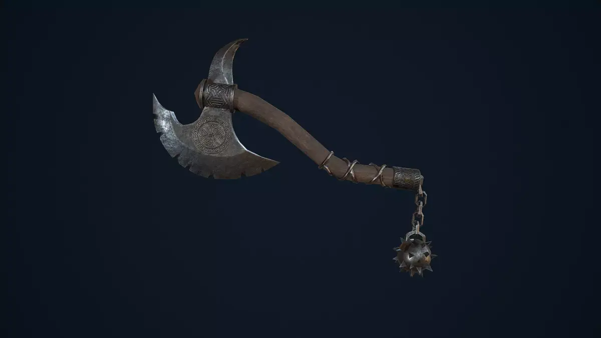 Axe weapons Low-poly 3D model