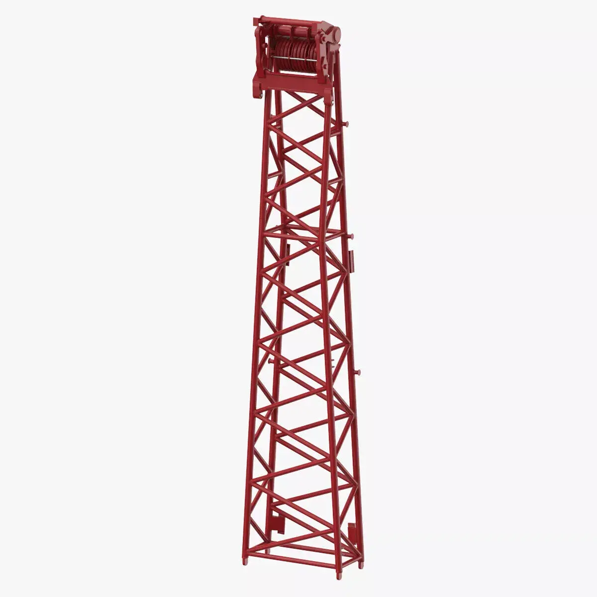 Crane WA Frame 2 Head Section Red 1 3D model