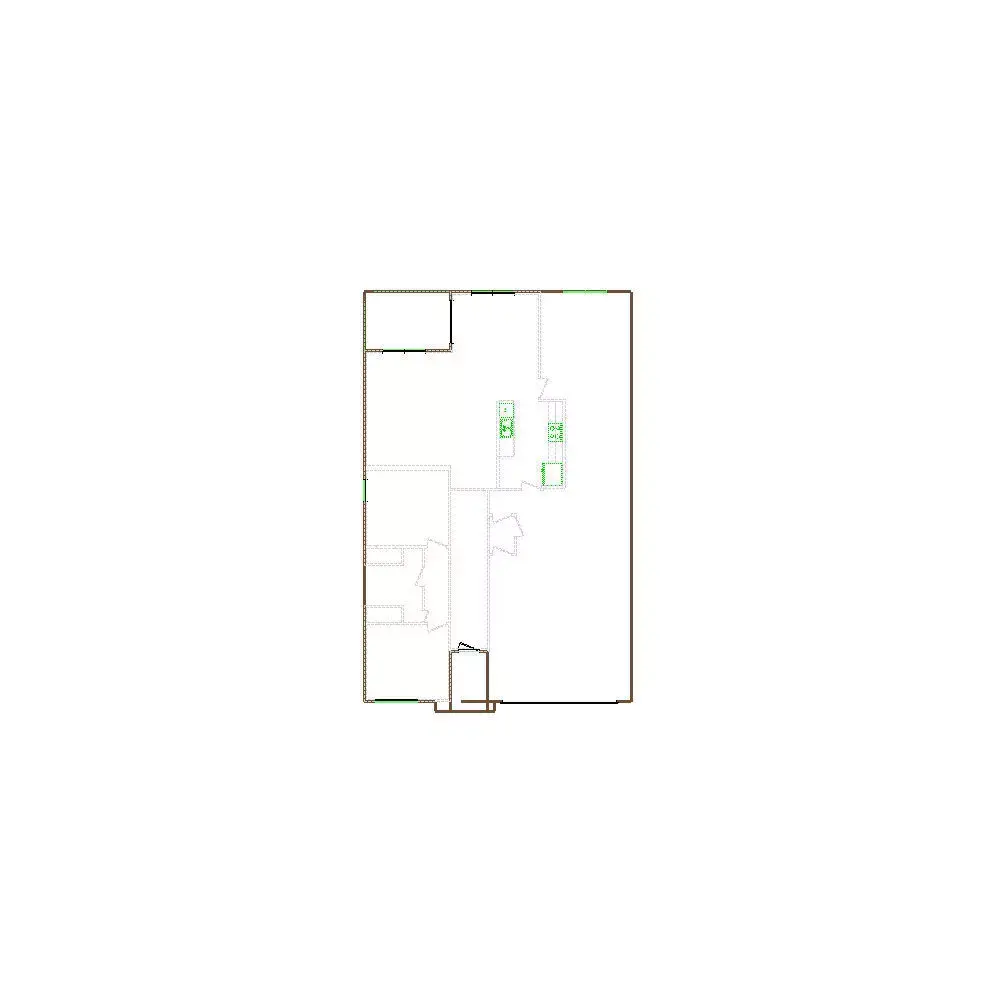 Detailed Exterior Sketch by Interior - 751-1000 SF - Xactimate 3D model