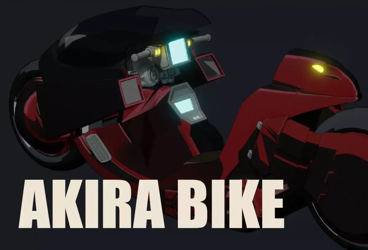 Akira Bike 3D model
