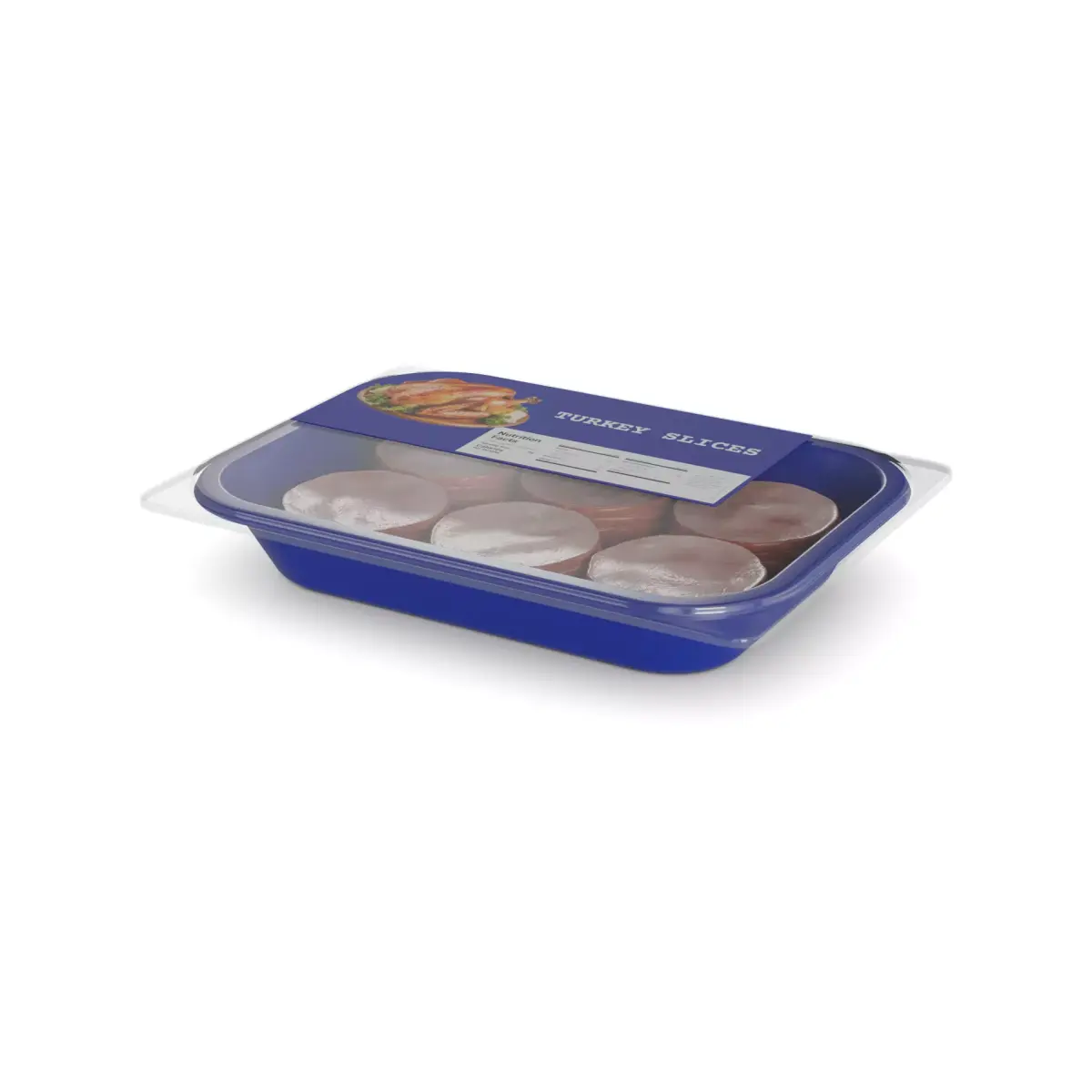 Meat snacks and cabanossi Smoked Turkey Breast Slices 3D model