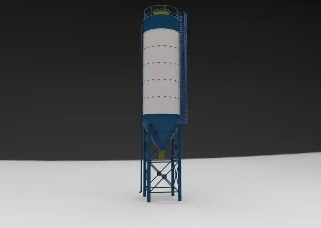 silo  silage 3D model