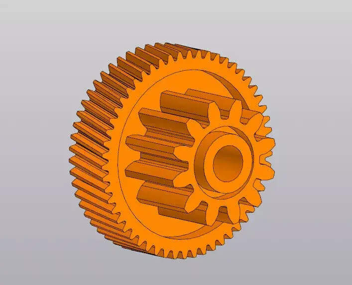 Kitchen Appliance Plastic Gear - Replacement Part 3D model