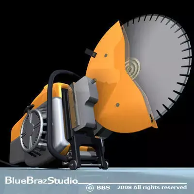 Cut off saw 3D model purchase