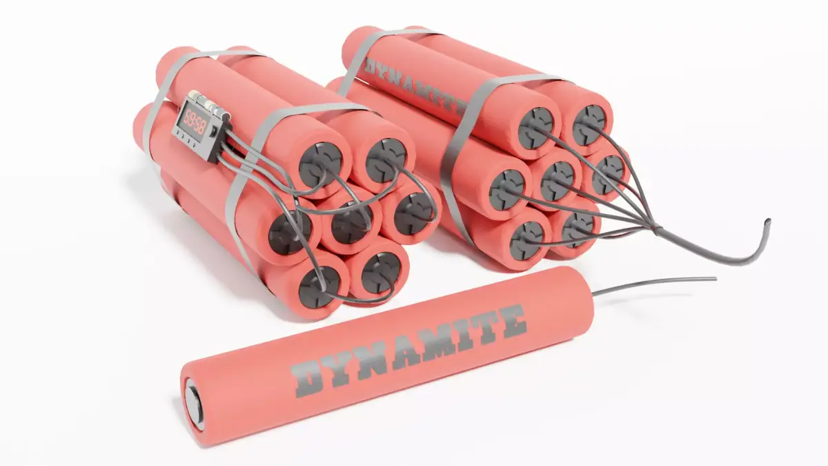 Dynamite bombs Free 3D model