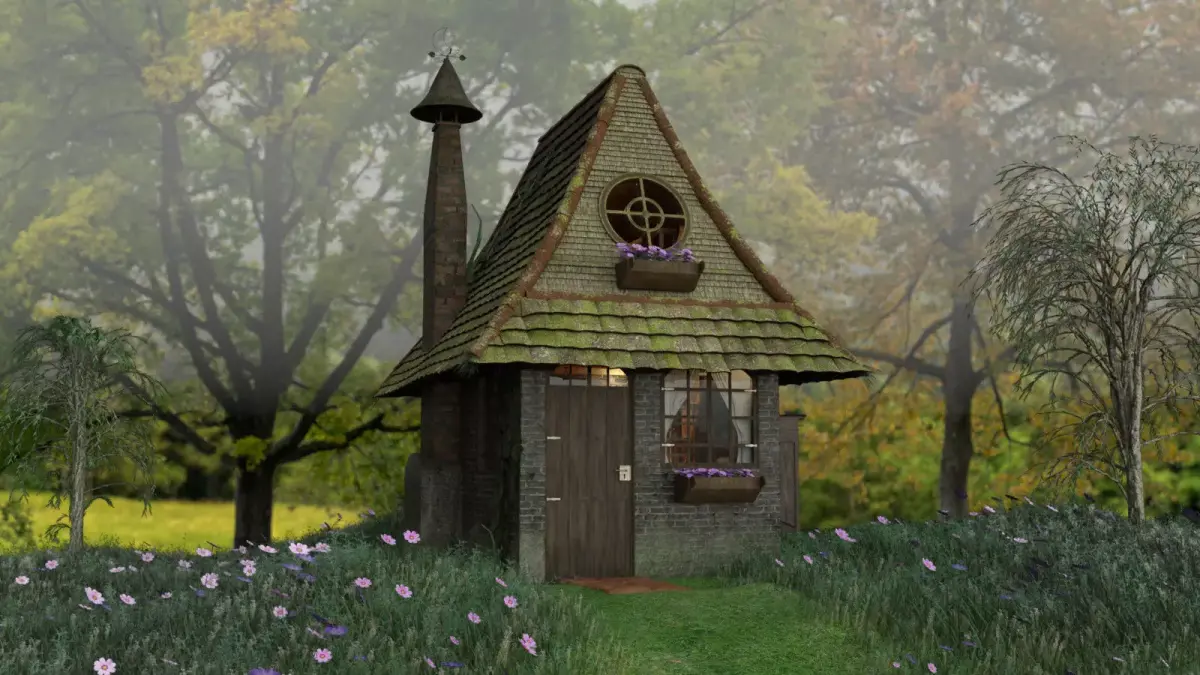 Morgane Le Fay Cottage 3D model