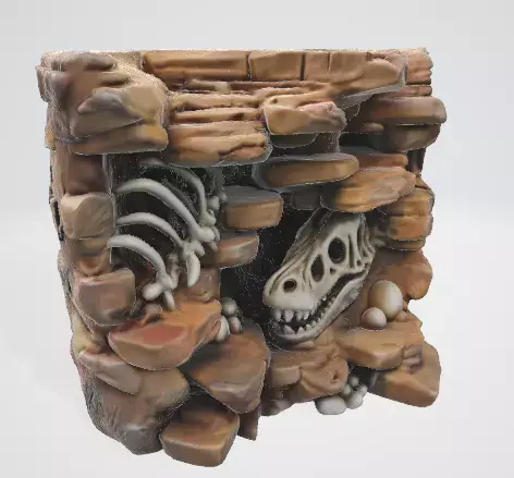 Ancient Fossil Model 3D model