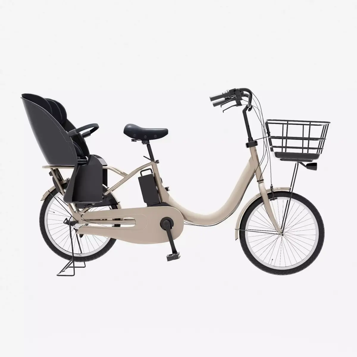 Japanese Bicycle Mamachari 3D model