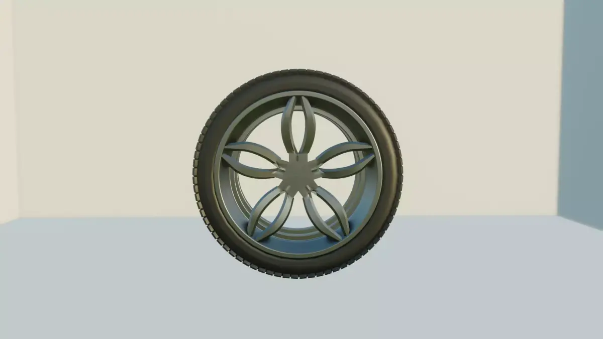 Car Tyre 3D 3D model