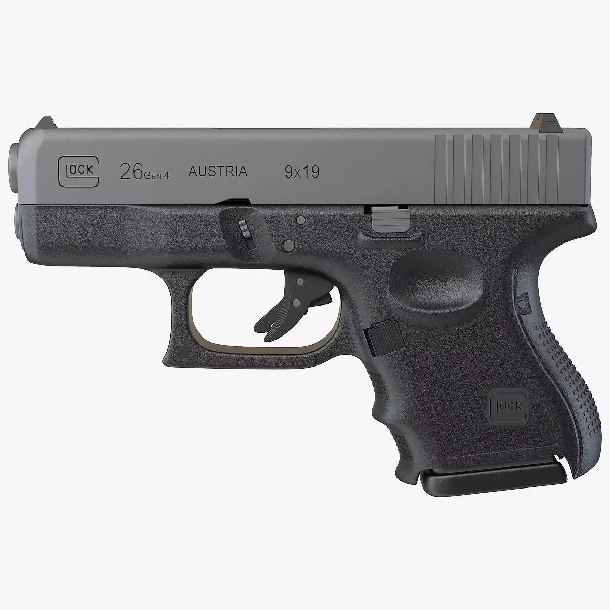 GLOCK 26 9mm 3D model