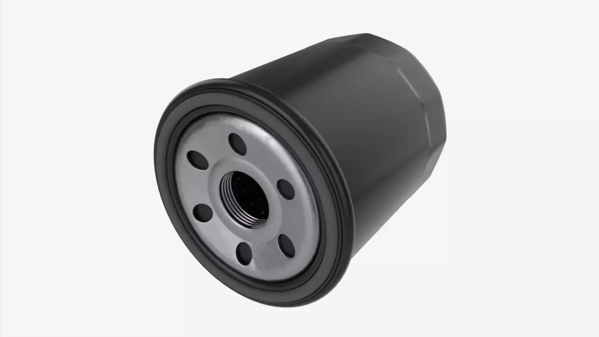 Oil Filter 3D model from CGTrader