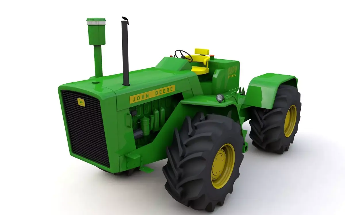 John Deere 8020 4WD Tractor 1960 3D model