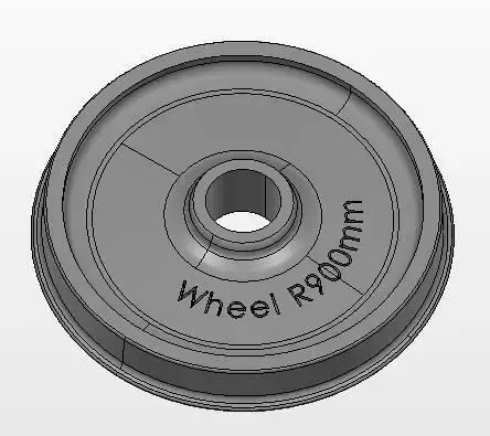Wheel R900mm 3D model