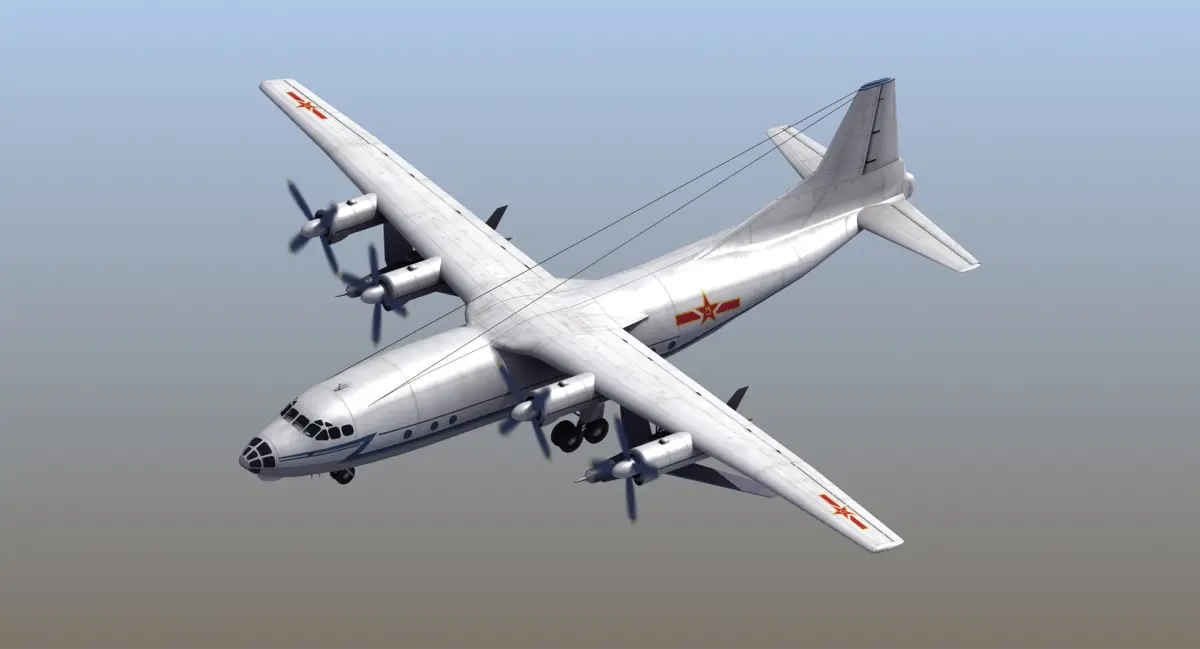 Shaanxi Y-8E Cub Drone Carrier 3D model