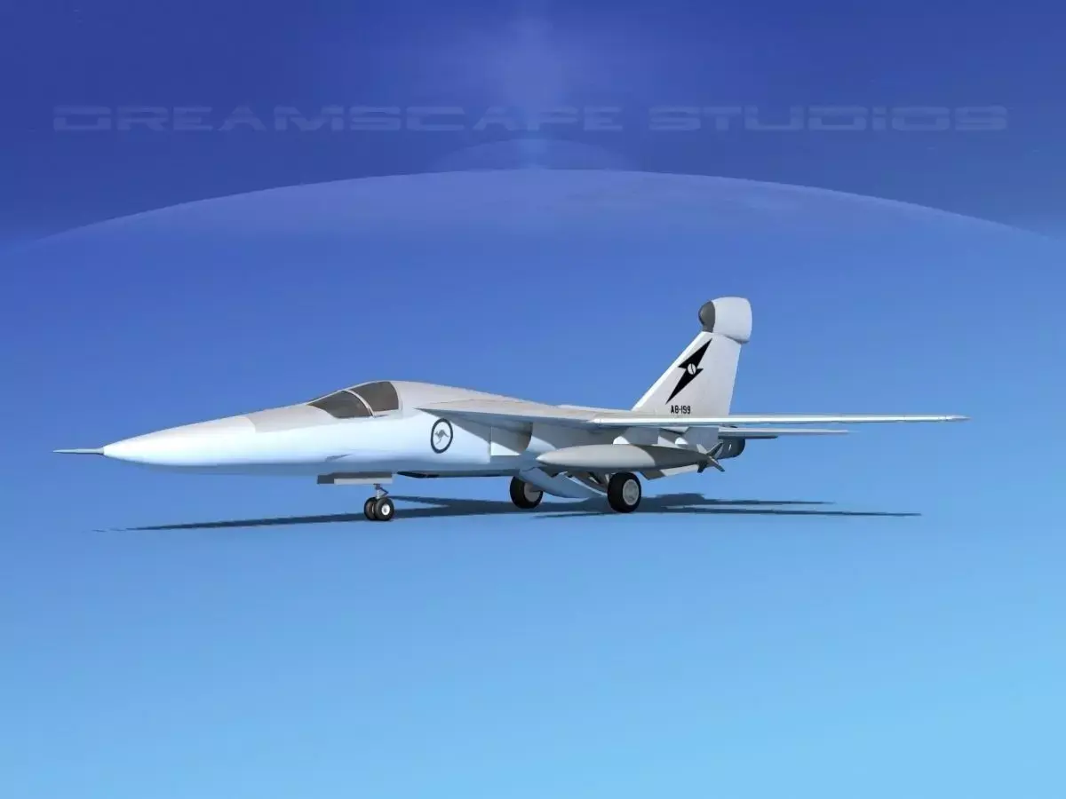 General Dynamics EF-111 Raven V05 RAAF 3D model