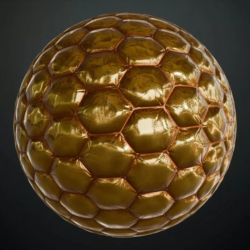 Realistic Sci Fi Padded Fabric PBR Seamless Texture