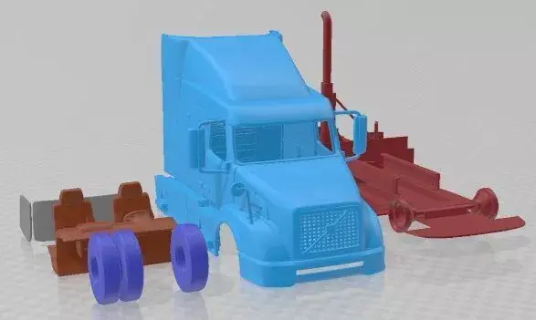 Volvo VAH 630 2012 Printable Truck 3D print model