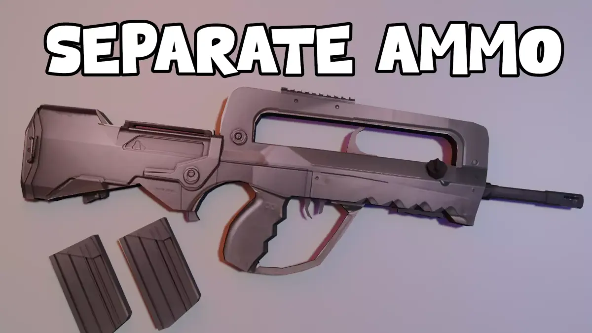 3D FAMAS Assault Rifle Model Precision Crafted for Perfection Low-poly 3D model