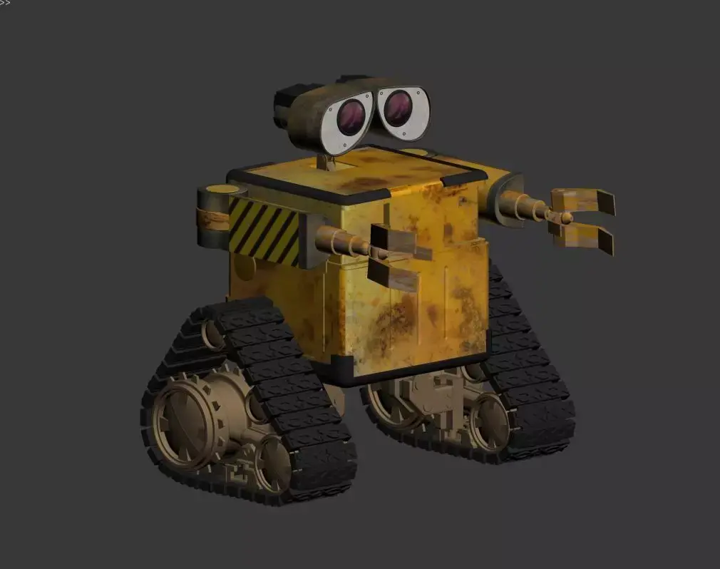 Wall E 3ds max modeling 3D model