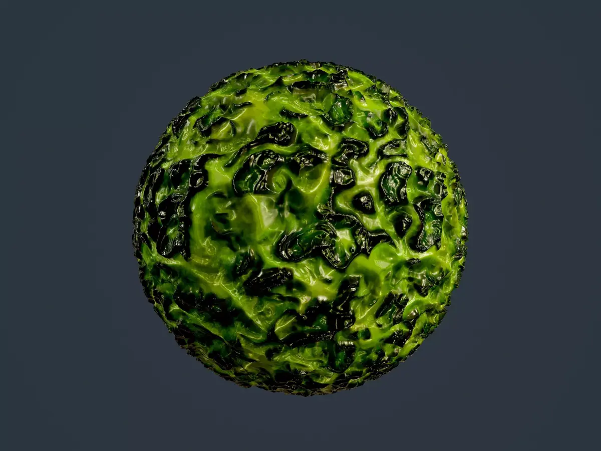 Sci-fi Alien Creature Environment Seamless PBR Texture 17 Texture