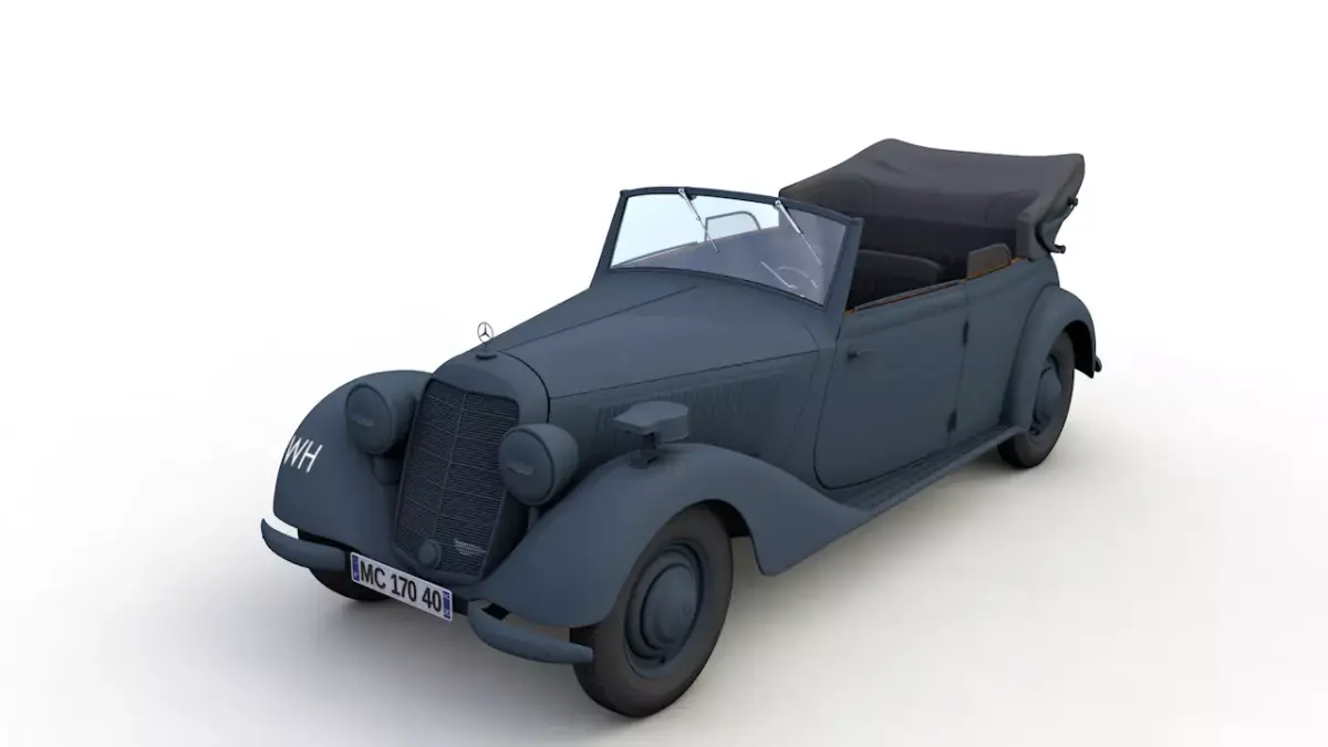 MERCEDES-BENZ TYP 170V CABRIOLET B GERMAN STAFF 1940 3D model purchase