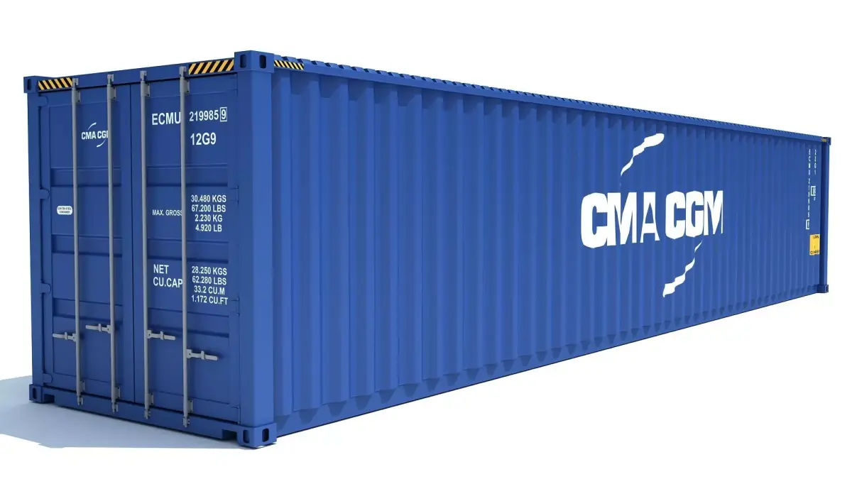 Shipping Container CMA CGM 3D model
