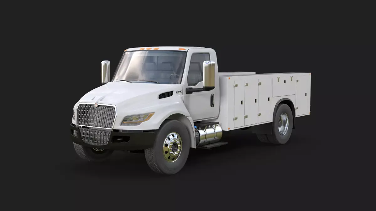 International MV Service Truck 3D model