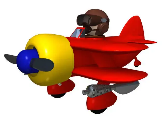 Toy Plane 3D model get