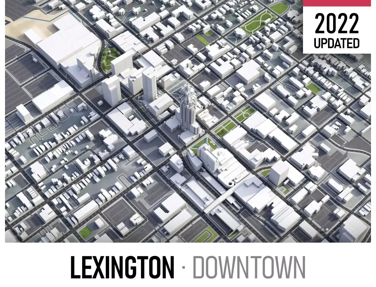 Lexington Low-poly 3D model