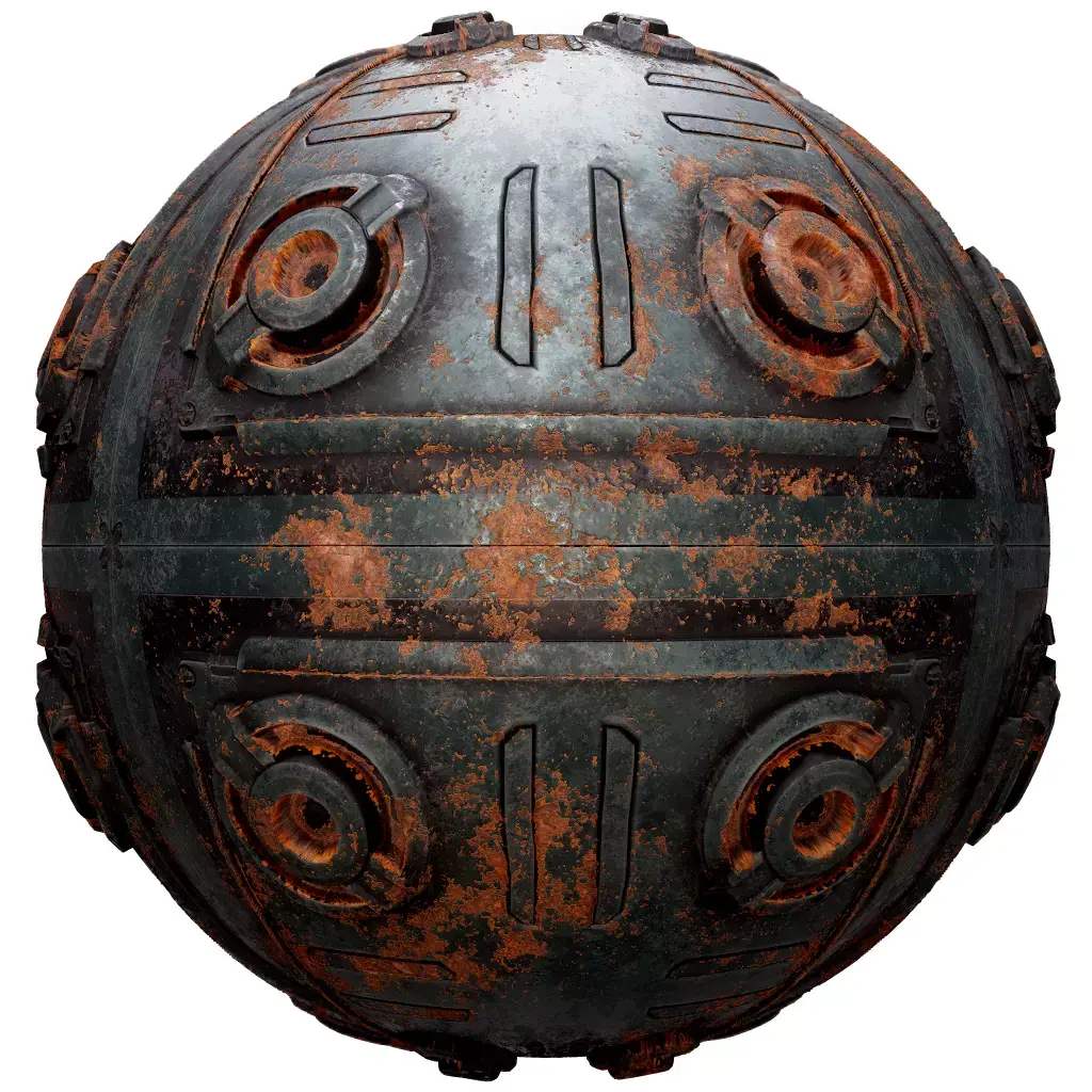 PBR Seamless Sci-Fi Texture 30 Low-poly 3D model
