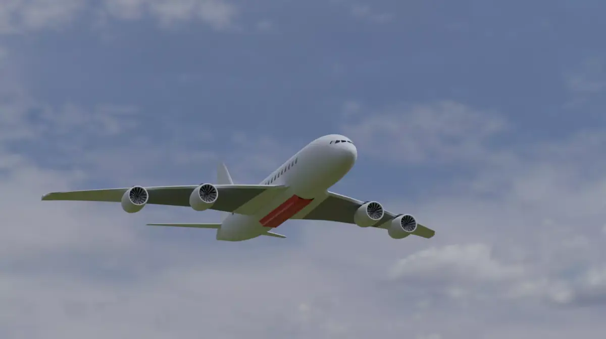 AirBus A380 3D model order