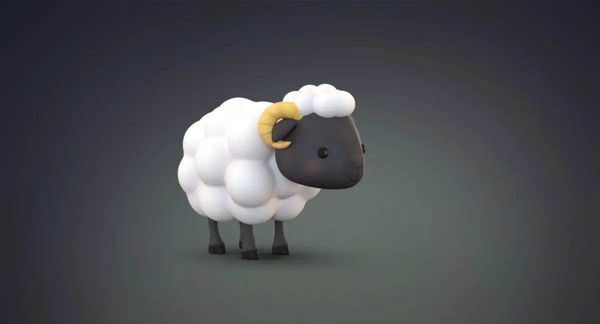 Cartoon Sheep 3D model order