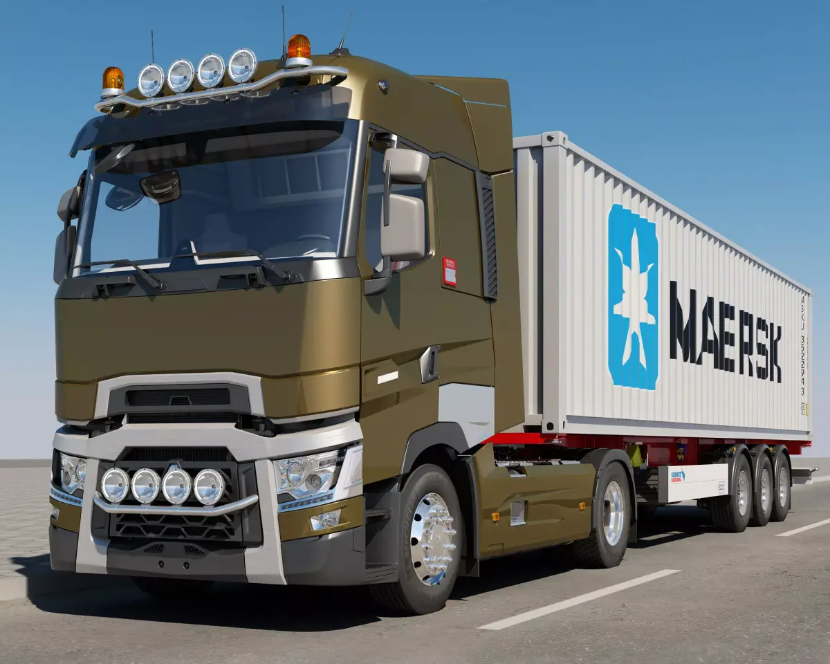 Renault T Container 3D model