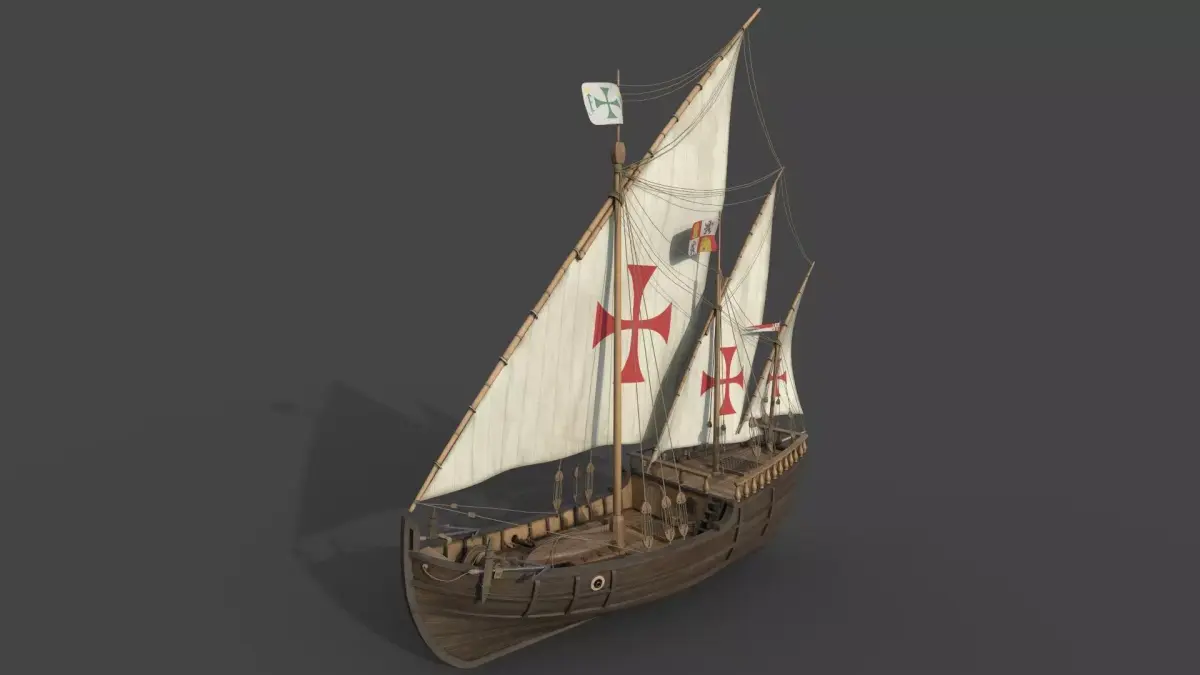 Nina Caravel 3D model