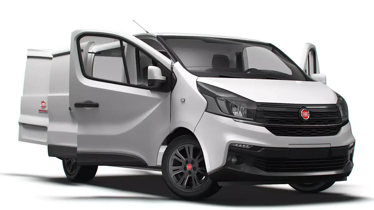 Fiat Talento Van L1H1 HQInterior 2021 3D model