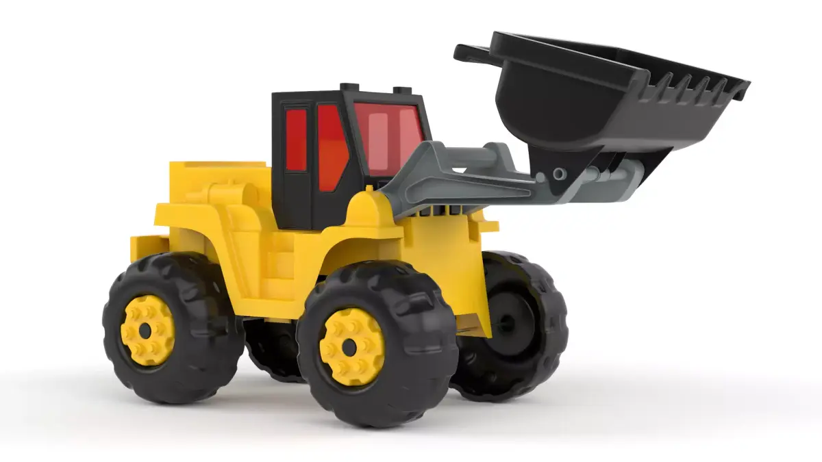 Toy Bulldozer 3D model