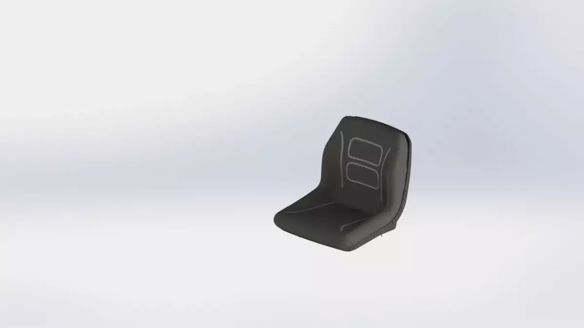 Seat for Small Machinery Free 3D model