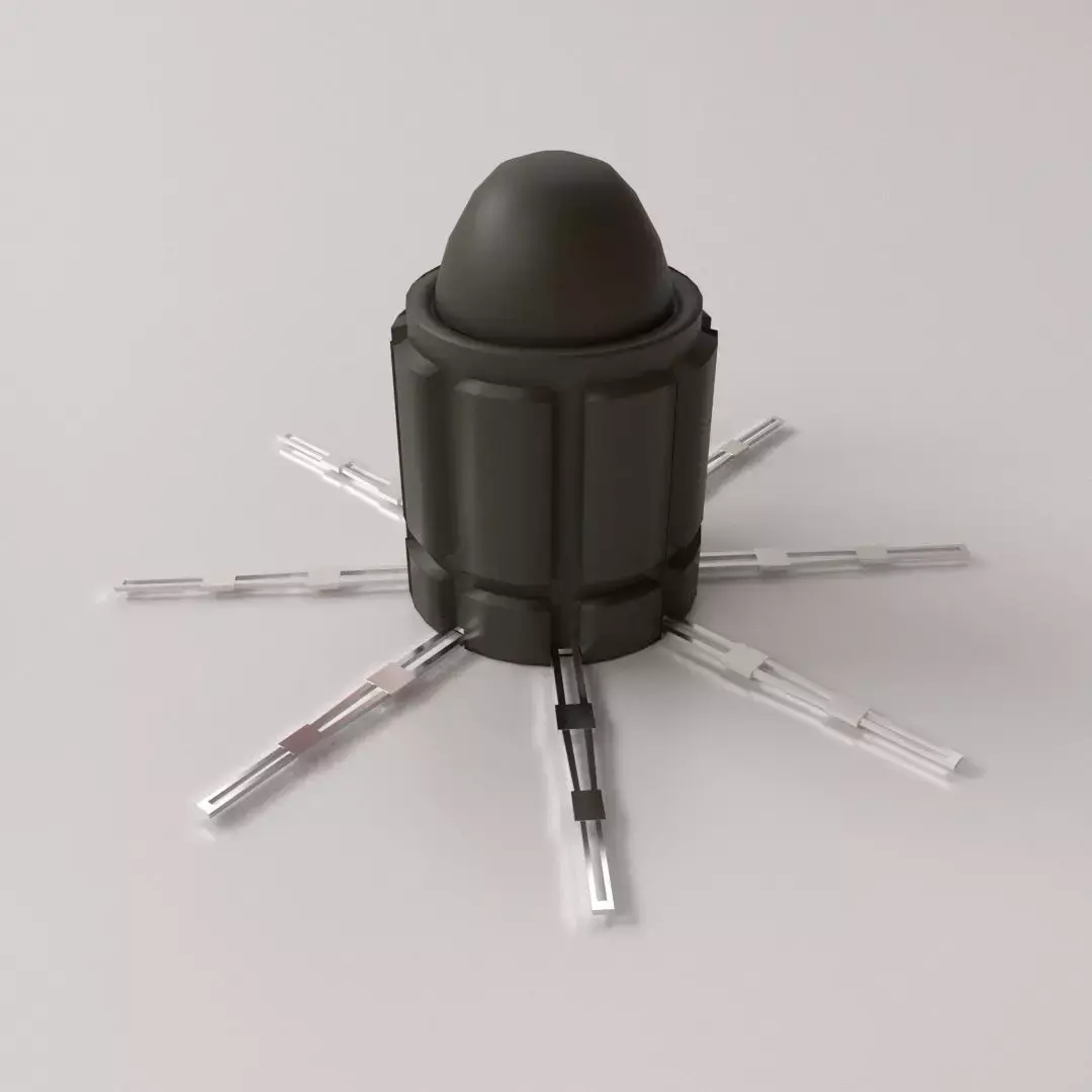 AT2 Anti Tank Mine 3D model