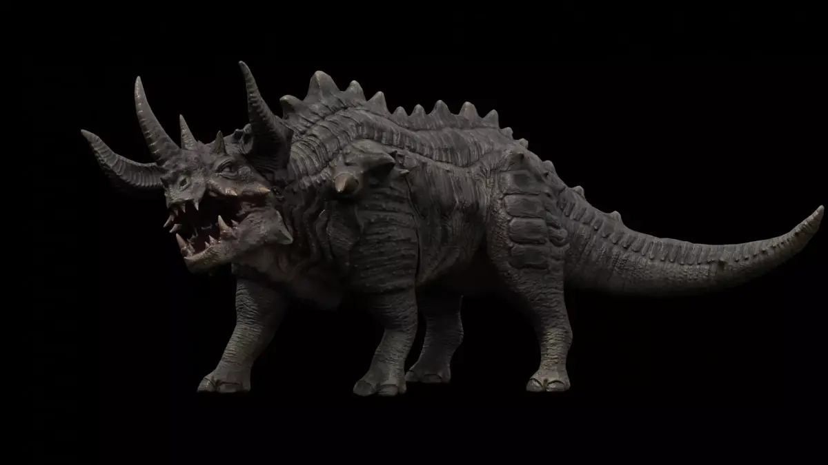 Behemoth alien creature Low-poly 3D model purchase