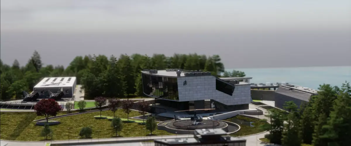 Avengers Compound 3D model 3D model
