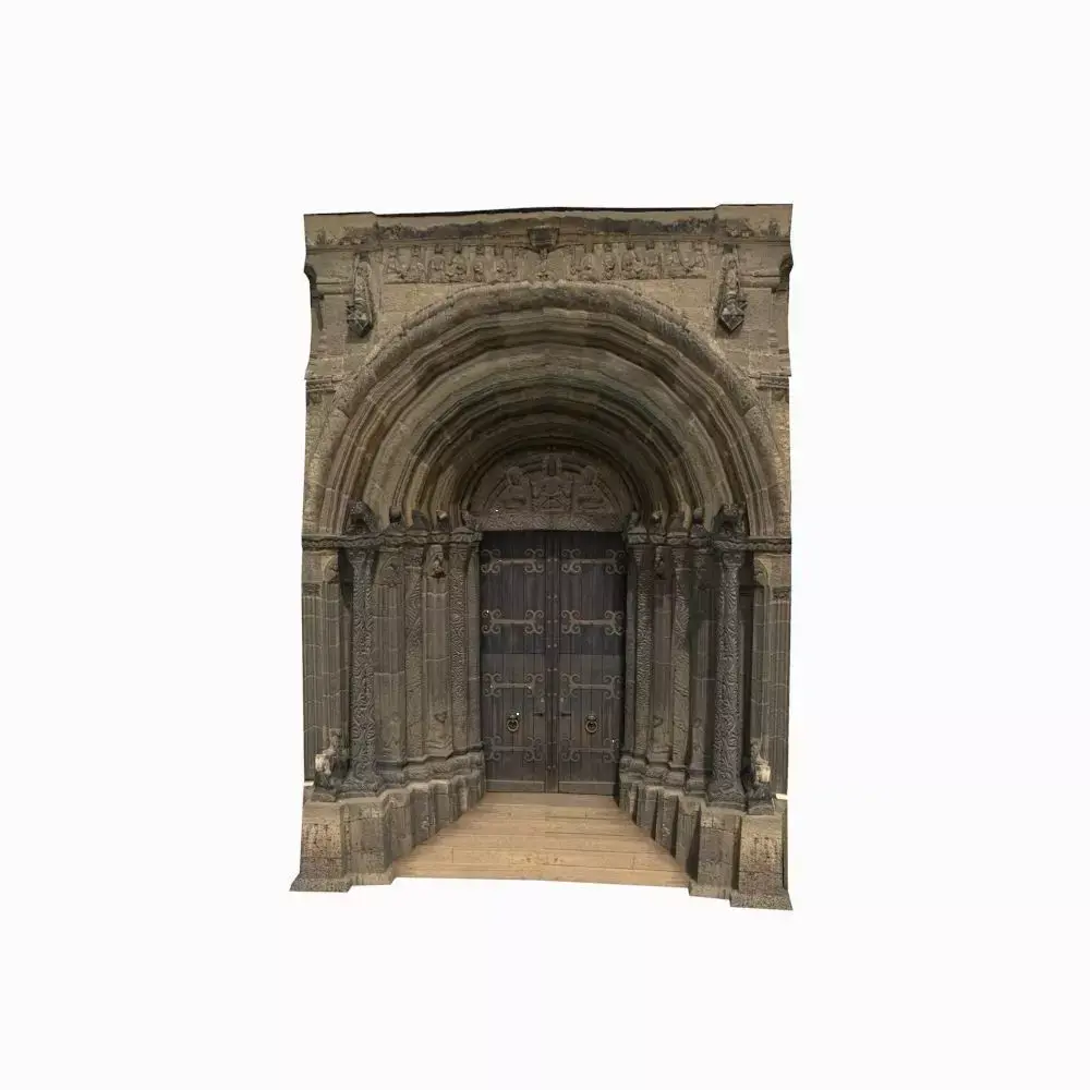Doorway Church Door Low-poly 3D model
