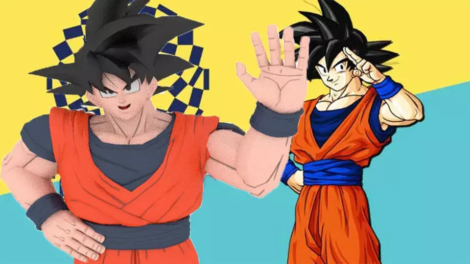 Goku 3D Model And Rig 3D model