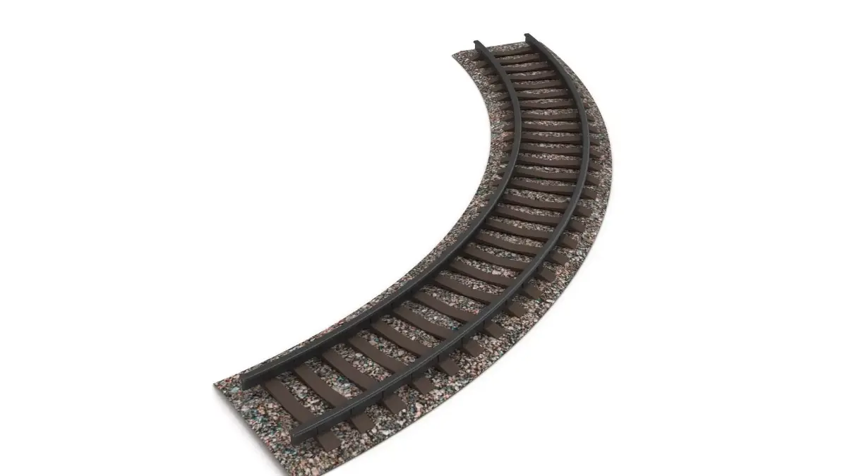 Railway Track 3D model get