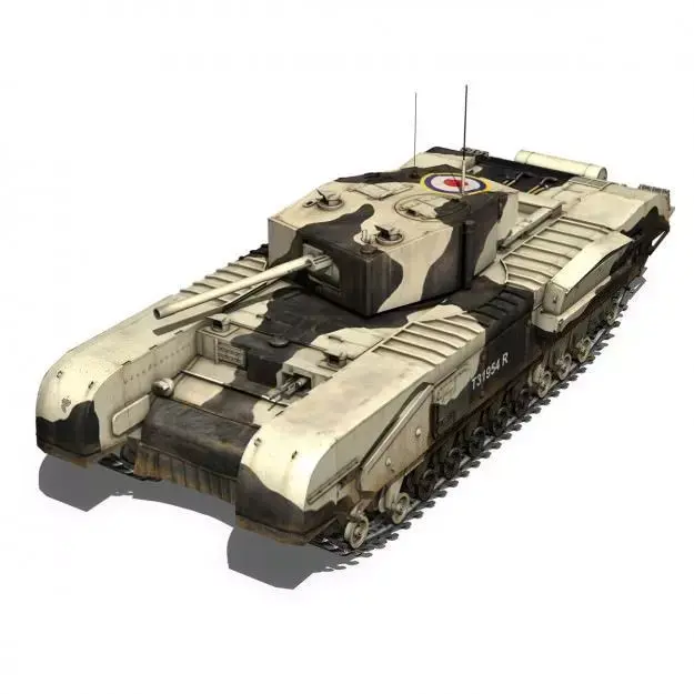 Churchill MK III Kingforce 3D model
