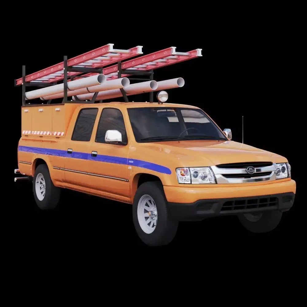 Great Wall Deer Electrician Crew PickUp 3D model