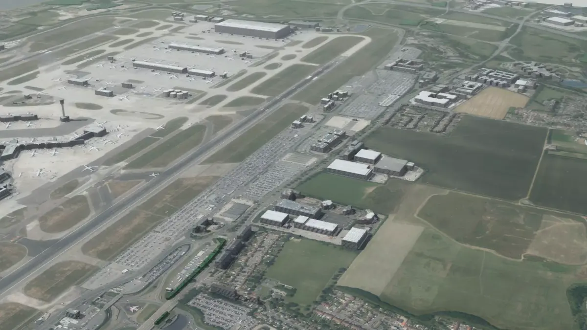 Heathrow Airport London UK 3D model