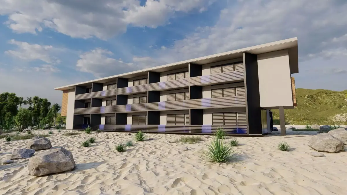 Hotel Beach-Hotel Beach Resort 3D model buy